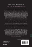 The Oxford Handbook of Employment Relations