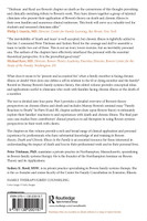 Death and Chronic Illness in the Family