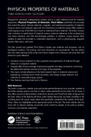 Physical Properties of Materials, Third Edition