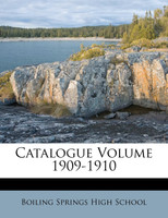 Catalogue Volume 1909-1910