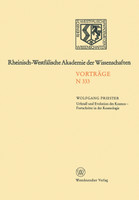 Urknall Und Evolution Des Kosmos - Fortschritte in Der Kosmologie