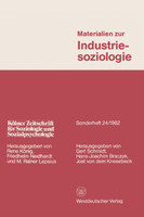 Materialien zur Industriesoziologie