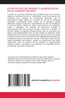 ESTRATEGIAS DE MANEJO Y ALIMENTACIÓN EN EL GANADO BOVINO