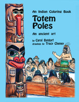 An Indian Coloring Book- Totem Poles
