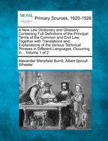 A New Law Dictionary and Glossary