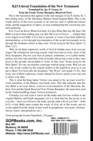 Kj3 Literal Translation of the New Testament