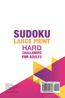 Sudoku Large Print | Hard Challenges for Adults
