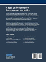 Cases on Performance Improvement Innovation