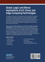 Social, Legal, and Ethical Implications of IoT, Cloud, and Edge Computing Technologies