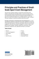 Principles and Practices of Small-Scale Sport Event Management