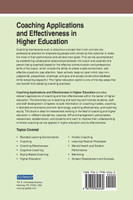 Coaching Applications and Effectiveness in Higher Education