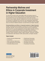 Partnership Motives and Ethics in Corporate Investment in Higher Education