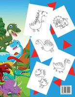 Dinosaurios Libro de colorear para niños