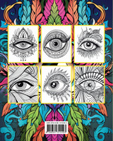 Yeux artistiques - Livre de coloriage