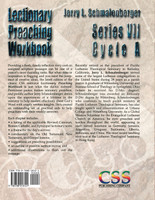 Lectionary Preaching Workbook, Series VII, Cycle A