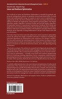 Linear and Nonlinear Optimization