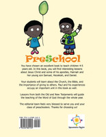 Sunday School, Preschool, Year 2, Teacher
