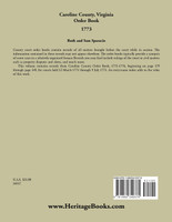 Caroline County, Virginia Order Book, 1773