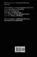 The Complete Sherlock Holmes Novels - Unabridged - A Study in Scarlet, the Sign of the Four, the Hound of the Baskervilles, the Valley of Fear