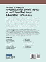 Handbook of Research on Global Education and the Impact of Institutional Policies on Educational Technologies