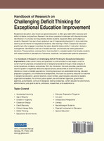 Handbook of Research on Challenging Deficit Thinking for Exceptional Education Improvement