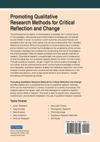 Promoting Qualitative Research Methods for Critical Reflection and Change
