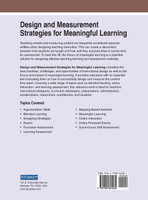 Design and Measurement Strategies for Meaningful Learning