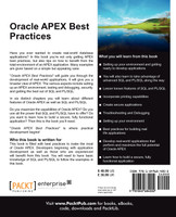 Oracle Apex Best Practices
