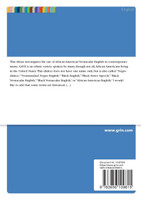 African American Vernacular English in Contemporary Music