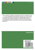 Die Funktion Claras in E.T.A Hoffmanns "Der Sandmann"