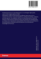 The Reminiscences of a Texas Missionary