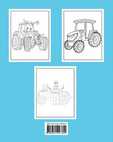 Livre de Coloriage de Tracteurs Agricoles