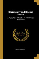 Christianity and Biblical Critism