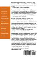 The Presidency and the Law