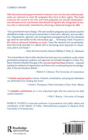 Terminating Public Programs
