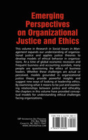 Emerging Perspectives on Organizational Justice and Ethics (Hc)