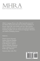 Modern Language Review (114