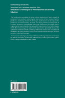 Innovations in Technologies for Fermented Food and Beverage Industries