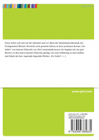 Die Identitätsproblematik des Protagonisten in "Per Isabel" von Antonio Tabucchi