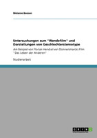 Untersuchungen zum "Wendefilm" und Darstellungen von Geschlechterstereotype