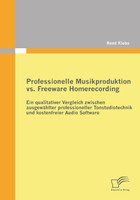 Professionelle Musikproduktion vs. Freeware Homerecording