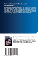 Role of Phonetics in Prosthodontic Rehabilitation