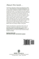 Ethical Dimensions of International Management
