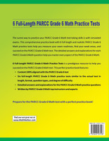 6 Full-Length PARCC Grade 6 Math Practice Tests