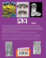 Easy Flow Coloring Book, Alpine Ski Art