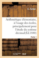 Arithmétique élémentaire. Partie 1