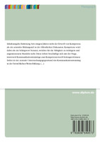 Kompetenz durch Kommunikationstraining unter besonderer Berücksichtigung der beruflichen Weiterbildung