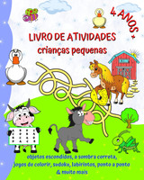Livro de Atividades crianças pequenas 4 anos+