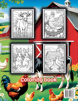 Barn Yard Friends Coloring Book