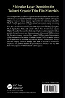 Molecular Layer Deposition for Tailored Organic Thin-Film Materials